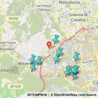 Mappa Via Piano del Lupo, 95045 Misterbianco CT, Italia (2.5925)