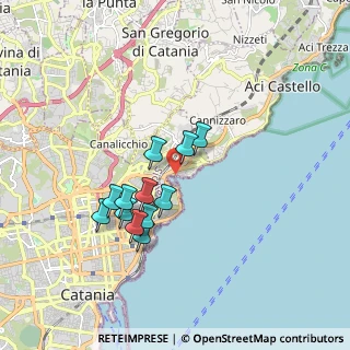 Mappa Via Vincenzo de Cristoforo, 95126 Catania CT, Italia (1.68417)