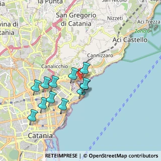 Mappa Via Vincenzo de Cristoforo, 95126 Catania CT, Italia (1.90333)
