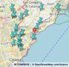 Mappa Via Vincenzo de Cristoforo, 95126 Catania CT, Italia (2.5395)