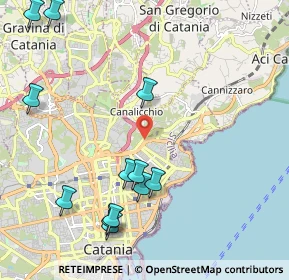 Mappa Via S. Caboto, 95126 Catania CT, Italia (2.81833)