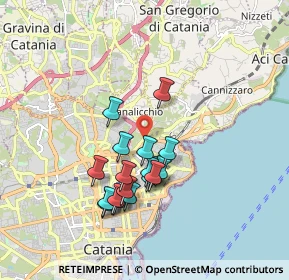 Mappa Via S. Caboto, 95126 Catania CT, Italia (1.74944)