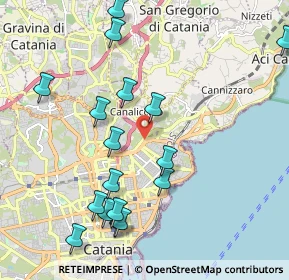 Mappa Via S. Caboto, 95126 Catania CT, Italia (2.56294)