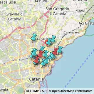 Mappa Via S. Caboto, 95126 Catania CT, Italia (1.60444)
