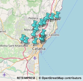 Mappa Via S. Caboto, 95126 Catania CT, Italia (5.38286)