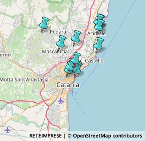 Mappa Via S. Caboto, 95126 Catania CT, Italia (6.715)