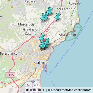 Mappa Via S. Caboto, 95126 Catania CT, Italia (3.18636)