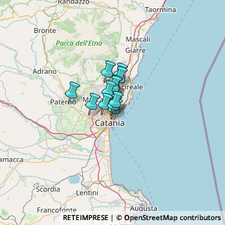 Mappa Via S. Caboto, 95126 Catania CT, Italia (6.19417)