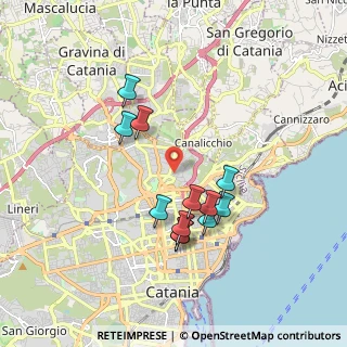 Mappa Via Orazio Antinori, 95125 Catania CT, Italia (1.82167)