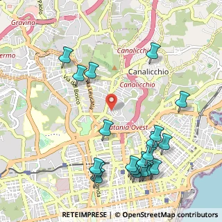 Mappa Via Orazio Antinori, 95125 Catania CT, Italia (1.41)