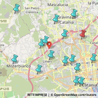 Mappa Via Poggio del Lupo, 95045 Misterbianco CT, Italia (2.9675)
