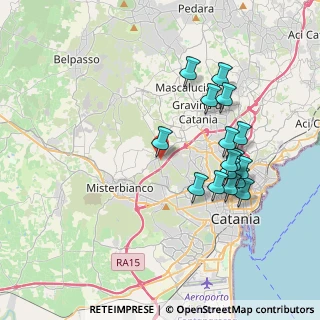 Mappa Via Vesuvio, 95045 Misterbianco CT, Italia (4.20625)
