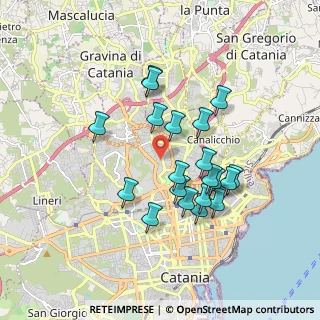Mappa Via Antonio Zacco, 95125 Catania CT, Italia (1.781)