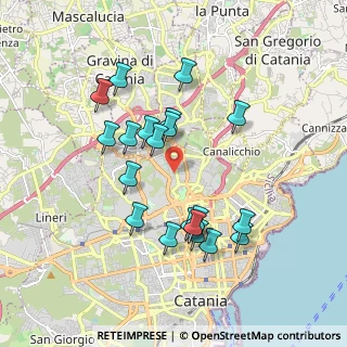 Mappa Via Antonio Zacco, 95125 Catania CT, Italia (1.951)