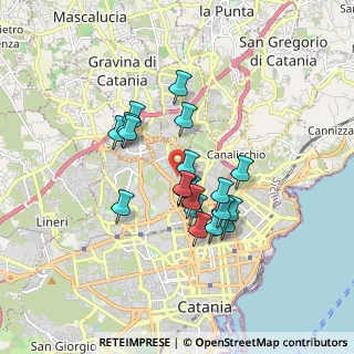 Mappa Via Antonio Zacco, 95125 Catania CT, Italia (1.533)