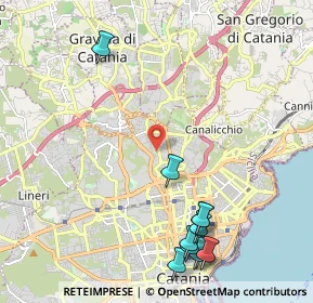 Mappa Via Antonio Zacco, 95125 Catania CT, Italia (2.97455)