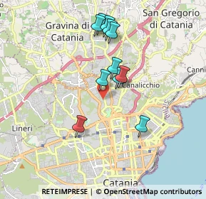 Mappa Via Antonio Zacco, 95125 Catania CT, Italia (1.80545)