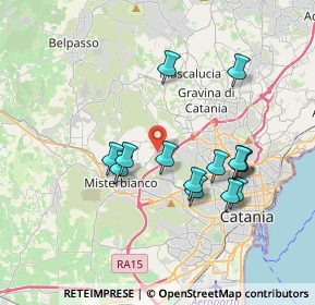 Mappa VIA STRADA PER SAN GIOVANNI GALERMO, 95045 Misterbianco CT, Italia (3.81143)