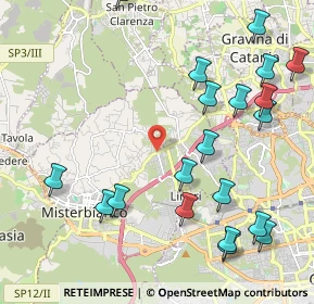 Mappa VIA STRADA PER SAN GIOVANNI GALERMO, 95045 Misterbianco CT, Italia (2.894)