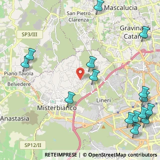 Mappa Via Alessandro Farnese, 95045 Misterbianco CT, Italia (3.57733)