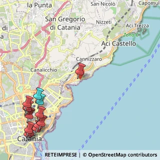 Mappa Via Privata Dei Villini Sul Mare, 95126 Catania CT, Italia (3.77143)
