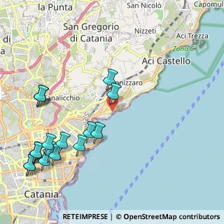 Mappa Via Privata Dei Villini Sul Mare, 95126 Catania CT, Italia (3.09389)
