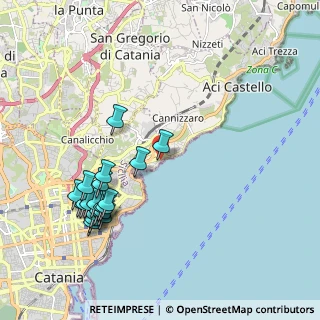 Mappa Via Privata Dei Villini Sul Mare, 95126 Catania CT, Italia (2.5005)