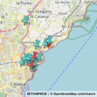 Mappa Via Privata Dei Villini Sul Mare, 95126 Catania CT, Italia (2.23462)