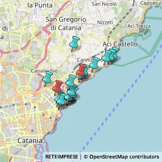 Mappa Via Privata Dei Villini Sul Mare, 95126 Catania CT, Italia (1.482)