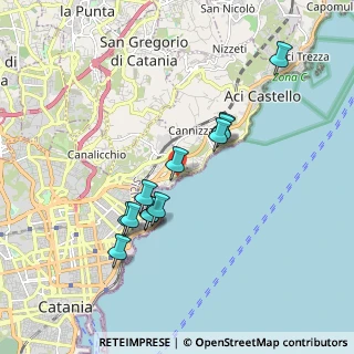 Mappa Via Privata Dei Villini Sul Mare, 95126 Catania CT, Italia (1.81917)