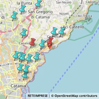 Mappa Via Privata Dei Villini Sul Mare, 95126 Catania CT, Italia (2.79294)