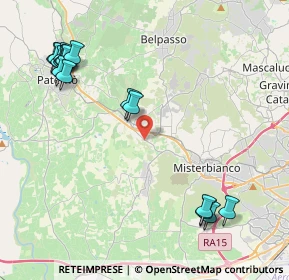 Mappa SP134, 95040 Belpasso CT, Italia (5.84625)