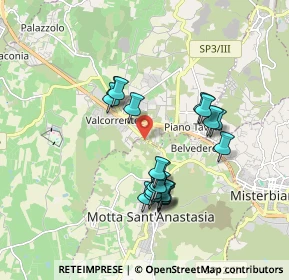 Mappa SP134, 95040 Belpasso CT, Italia (1.8245)