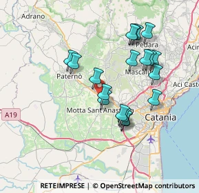 Mappa SP134, 95040 Belpasso CT, Italia (7.55421)