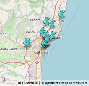 Mappa Via del Canalicchio, 95126 Catania CT, Italia (4.11286)