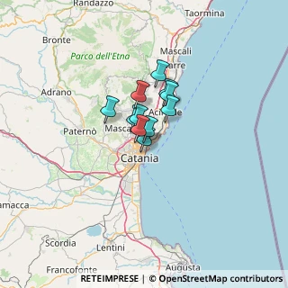 Mappa Via del Canalicchio, 95126 Catania CT, Italia (7.25909)