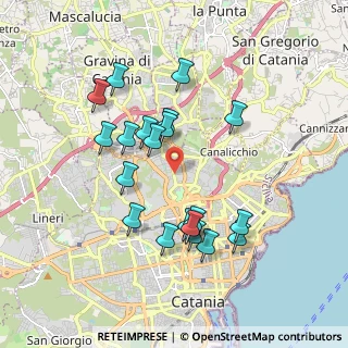 Mappa Via de Logu, 95125 Catania CT, Italia (1.9695)