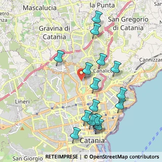Mappa Via de Logu, 95125 Catania CT, Italia (2.43813)