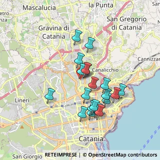 Mappa Via de Logu, 95125 Catania CT, Italia (1.7875)