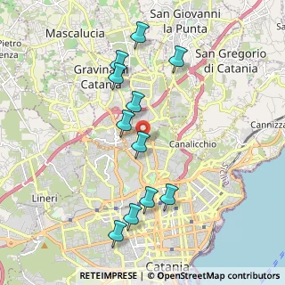 Mappa Via Vincenzo Archifel, 95125 Catania CT, Italia (2.19636)