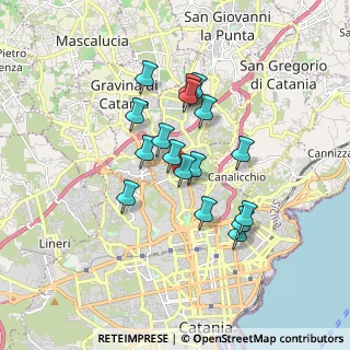 Mappa Via Vincenzo Archifel, 95125 Catania CT, Italia (1.56471)