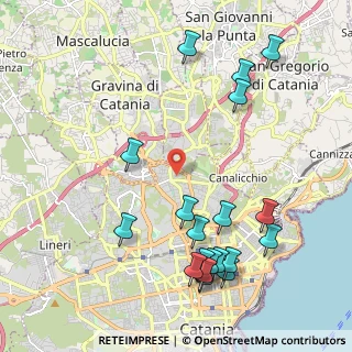 Mappa Via Vincenzo Archifel, 95125 Catania CT, Italia (2.79789)