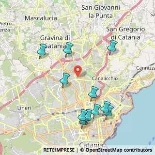 Mappa Via Vincenzo Archifel, 95125 Catania CT, Italia (2.50636)