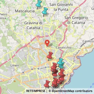 Mappa Via Vincenzo Archifel, 95125 Catania CT, Italia (3.46)
