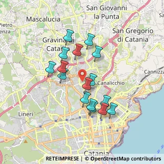 Mappa Via Vincenzo Archifel, 95125 Catania CT, Italia (1.72688)