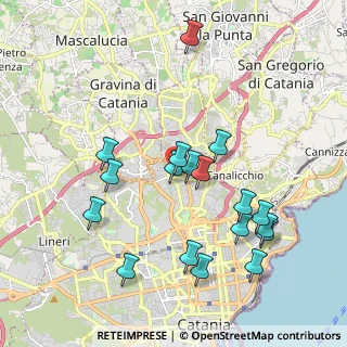 Mappa Via Vincenzo Archifel, 95125 Catania CT, Italia (2.26056)