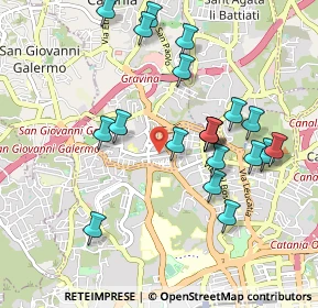 Mappa Via Madonna di Fatima, 95030 Gravina di Catania CT, Italia (1.108)
