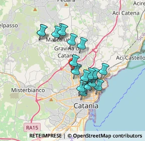 Mappa Via Madonna di Fatima, 95030 Gravina di Catania CT, Italia (3.19778)