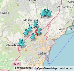 Mappa Via Madonna di Fatima, 95030 Gravina di Catania CT, Italia (3.37727)