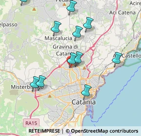 Mappa Via Madonna di Fatima, 95030 Gravina di Catania CT, Italia (4.54636)